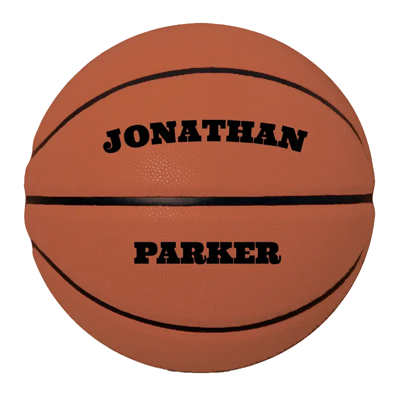 Custom Monogrammed Player Team Club School Name Basketball My Store