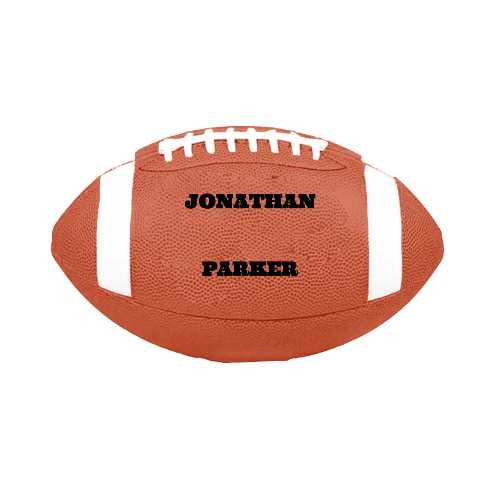 Custom Monogrammed Player Team Club School Name American Football My Store